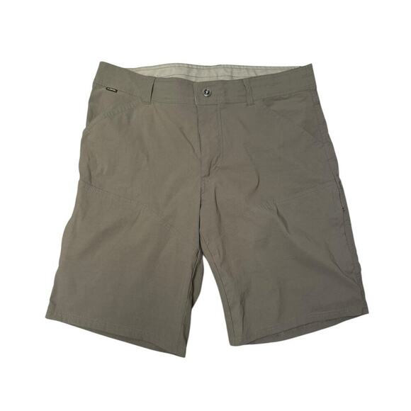 Kuhl Ramblr Hiking Climbing Green Cargo Shorts Size 36 10” Inseam Style 5125 - Picture 1 of 7